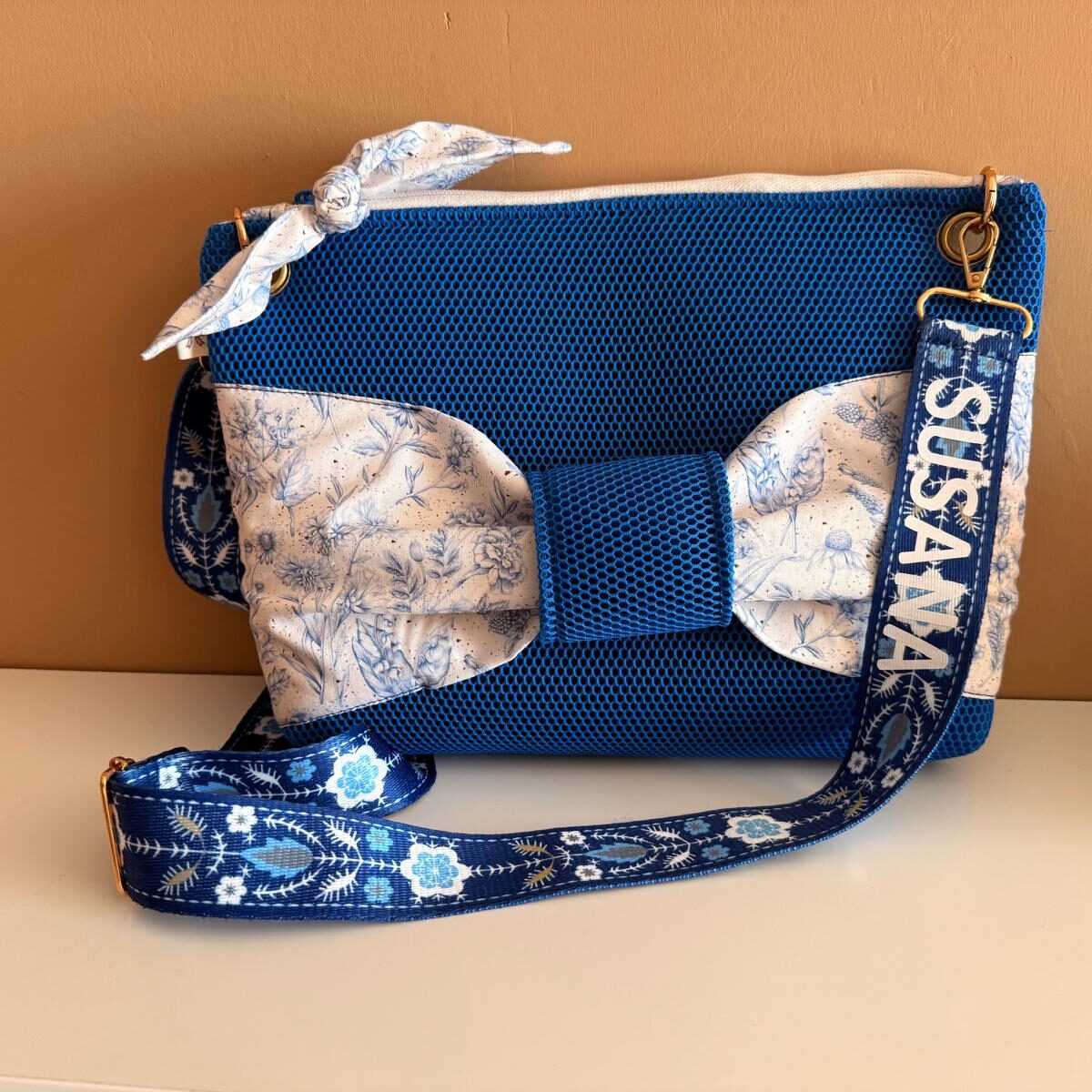 Inicio bandolera azul